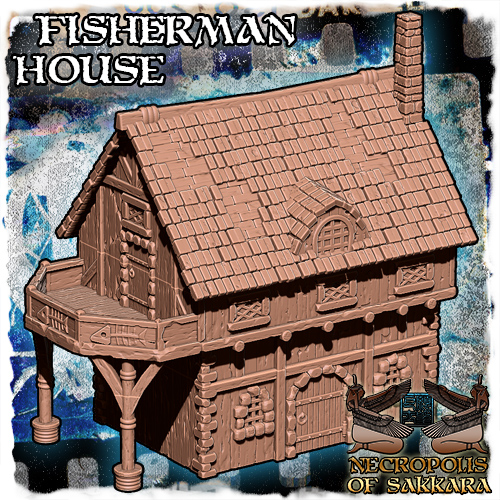 Medieval and Fantasy Fisherman House